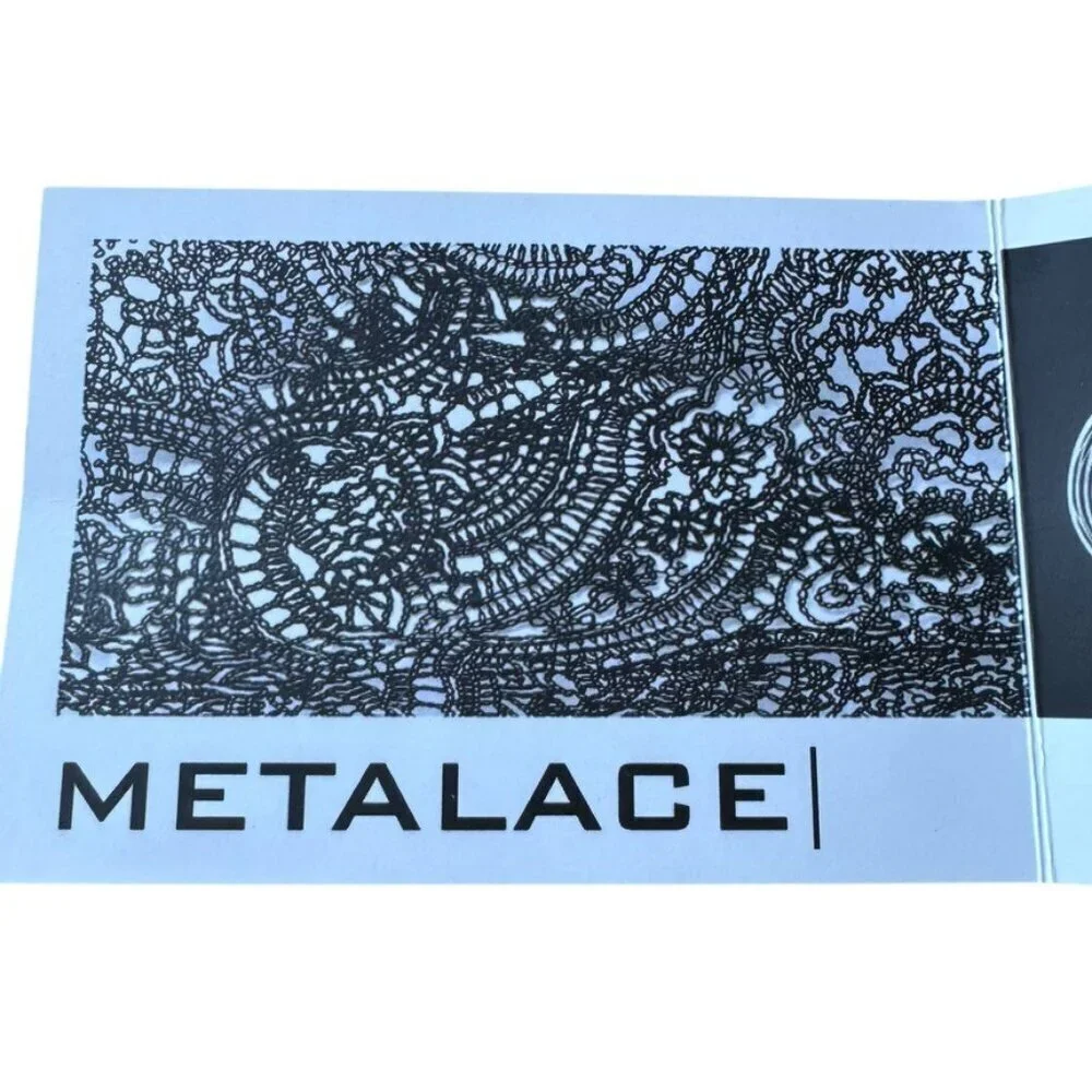 Metalace Art of Lace on Metal Handmade Picture Frame Modern Silver Pattern